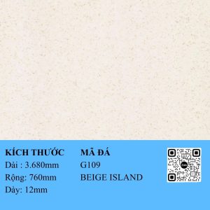 ĐÁ SOLID SURFACE LG HIMACS G109_BEIGE ISLAND